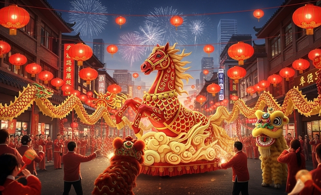 China festeja chegada do Ano do Cavalo 