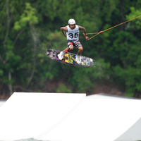 (SP)CHINA-CHENGDU-THE WORLD GAMES 2025-WATERSKI & WATERBOARD-MEN'S-CABLE WAKEBOARD-LAST CHANCE QUALIFIERS (CN)
