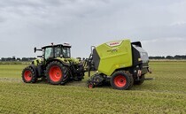 Claas adds film binding option to Rollant 630 RC round balers