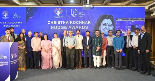 Indian School of Public Policy and Cheistha Kochhar Foundation Celebrate Behavioural Innovation at the Inaugural Cheistha Kochhar Nudge Awards