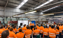 The apprentices completed a six-week work readiness program at the Coalfield Training Excellence Centre. 