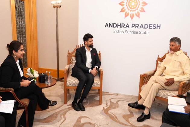 Andhra Pradesh CM visits Dubai, welcomes Rs 100 crore investment for library in Amaravati