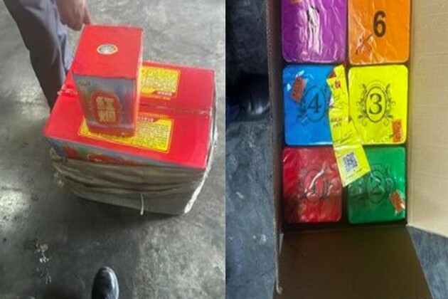 DRI foils major smuggling bid, seizes Rs 35 crore worth of Chinese firecrackers in "Operation Fire Trail"