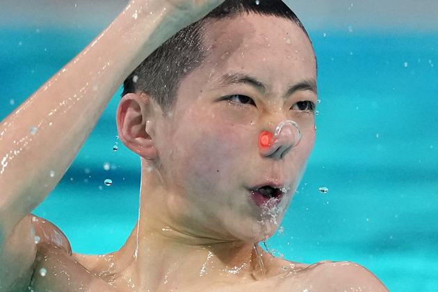 (SP)CHINA-XI'AN-ARTISTIC SWIMMING-WORLD CUP-MEN'S SOLO FREE (CN)