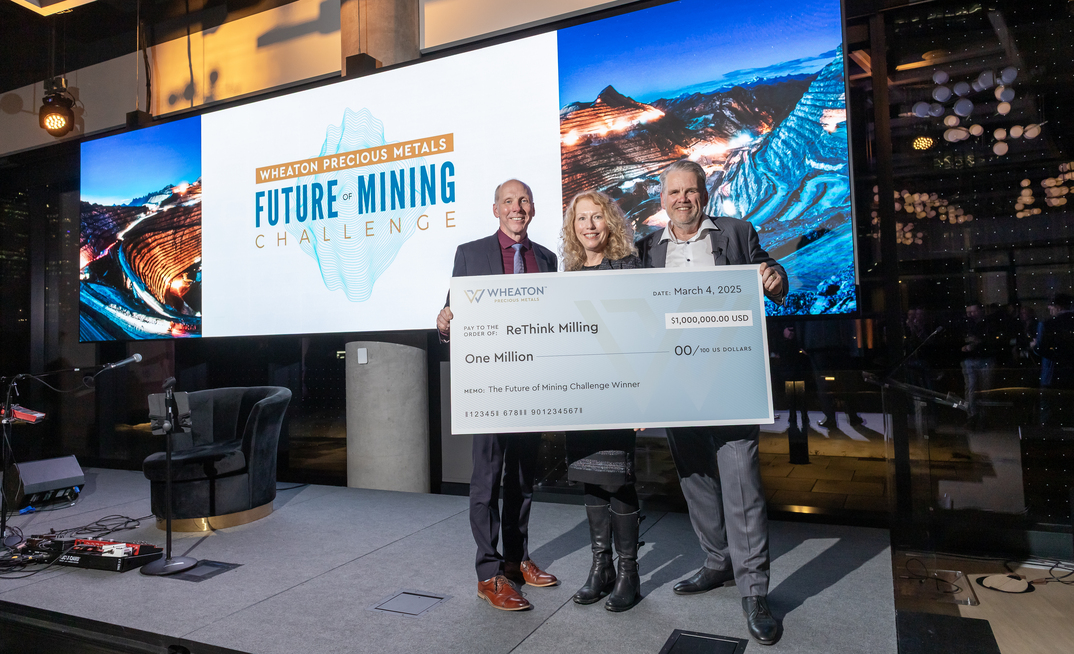 2025 winner of Wheaton's Future of Mining Challenge, ReThink Milling Inc. for its Conjugate Anvil Hammer Mill and MonoRoll technologies