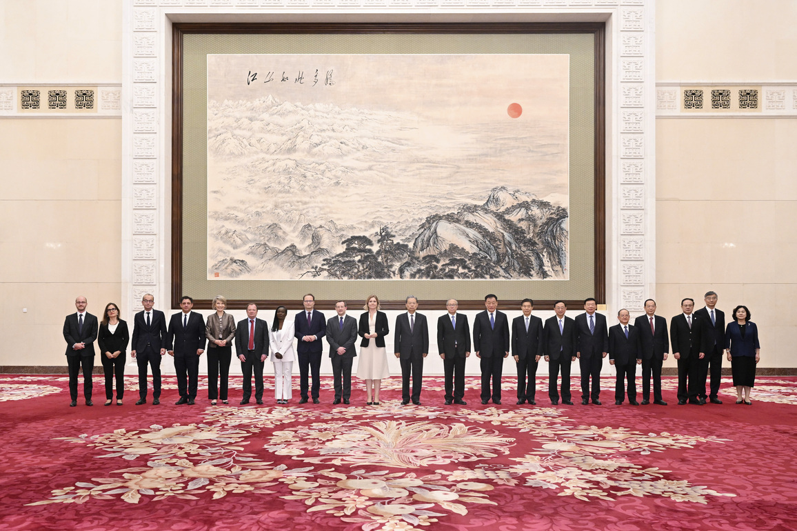 CHINA-BEIJING-ZHAO LEJI-FRANCE-NATIONAL ASSEMBLY SPEAKER-MEETING (CN)
