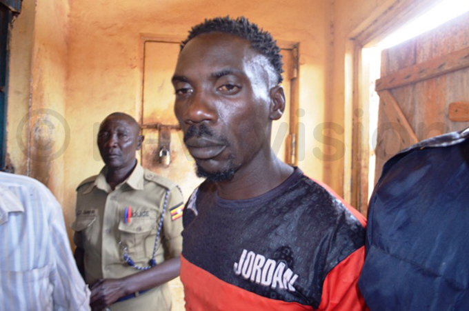 sadu uwalira iga is suspected to be behind a string of animal thefts hoto by imon sekidde
