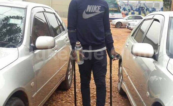Sadam Jjuma ng'ali ku miggo olw'obuvune Sadam Jjuma ng'ali ku miggo olw'obuvune