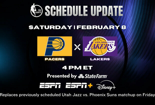 ESPN NBA Schedule Update: Los Angeles Lakers Host Indiana Pacers on February 8 in Luka Doni's Expected Lakers Debut