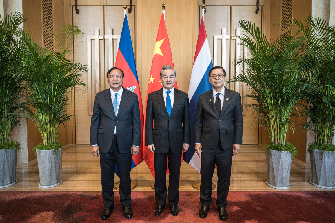 CHINA-YUNNAN-YUXI-CHINA-CAMBODIA-THAILAND-FMS-MEETING (CN)