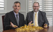 Resolute's John Welborn and Perth Mint CEO Richard Hayes