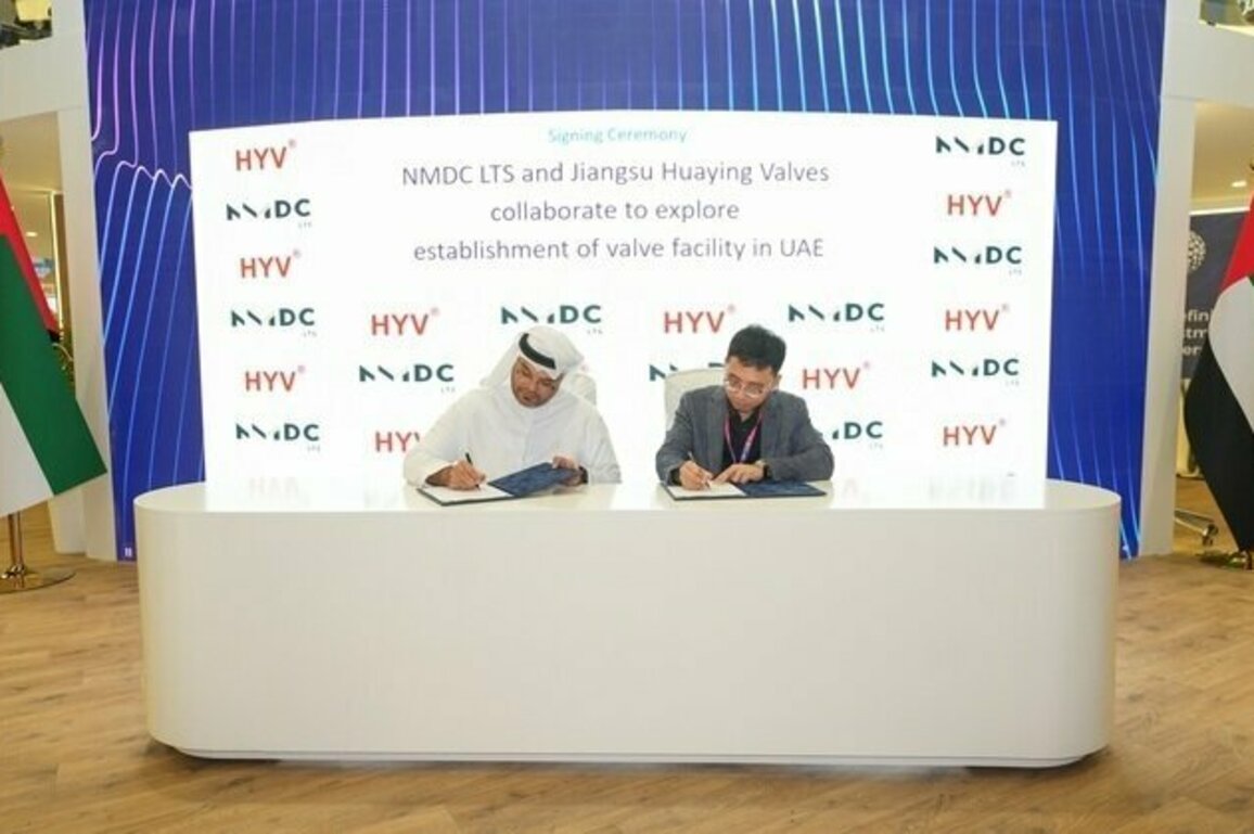 NMDC LTS, Jiangsu Huaying Valves announce MoU to explore establishment of valve facility in UAE