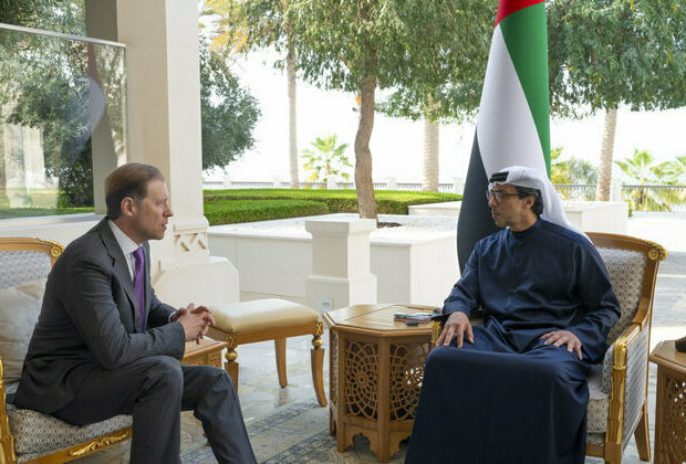 Mansour bin Zayed receives First Deputy Prime Minister of Russian Federation