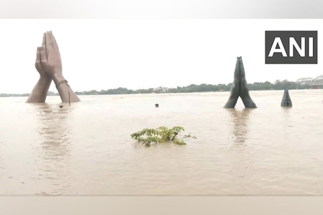 Monsoon rains: Varanasi Namo Ghat flooded as water level of Ganga River rises