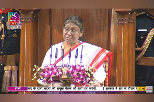 "We need to build Aatmanirbhar Bharat by 2047," President Murmu addresses joint session in Parliament