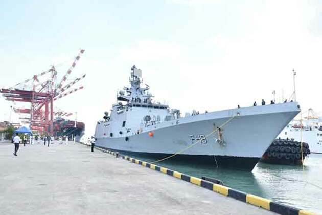INS Sahyadri docks in Colombo amid high-level India-Sri Lanka engagements