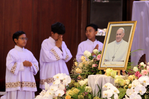 INDONESIA-SURAKARTA-POPE FRANCIS-MEMORIAL