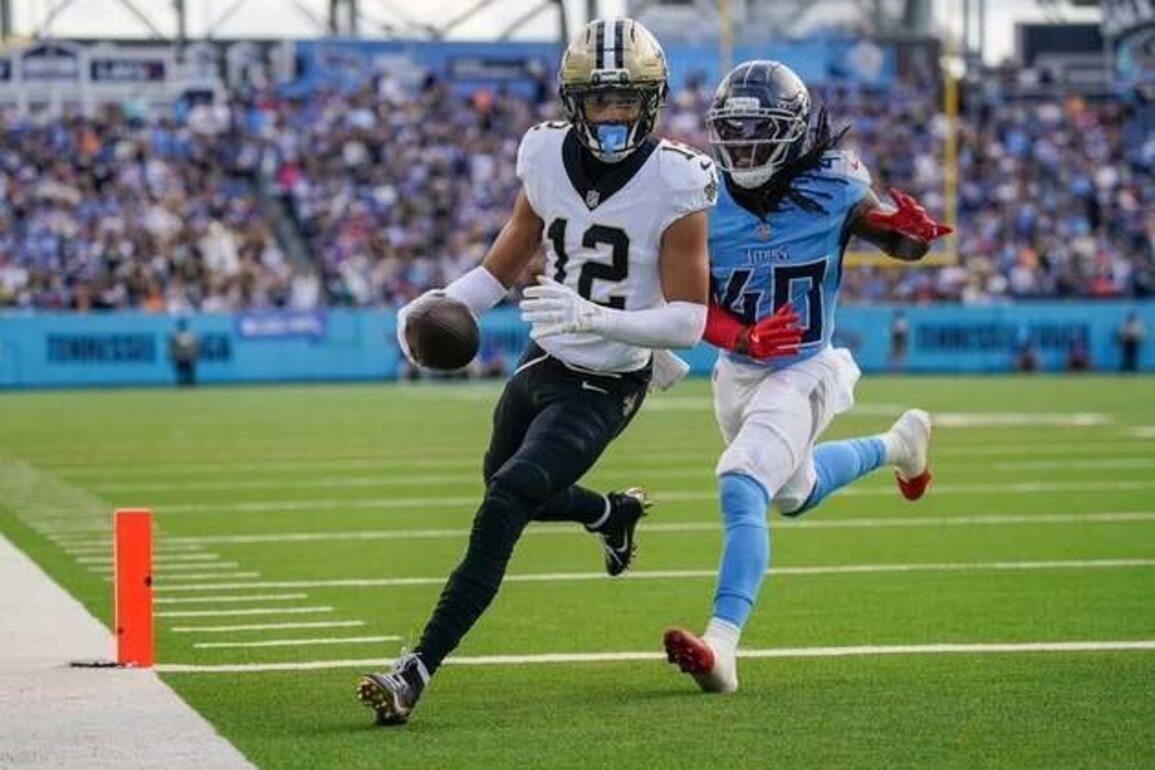 Reports: Saints WR Chris Olave out with blood clot
