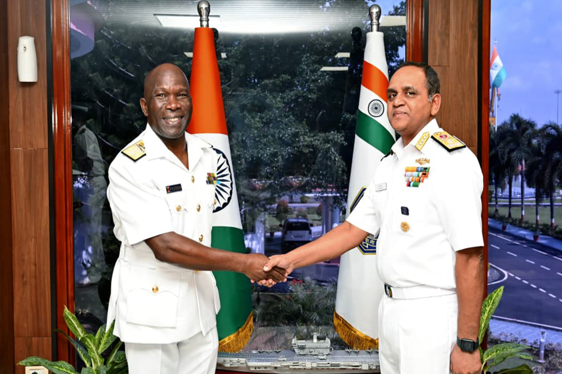 Paul Owuor Otieno visits Southern Naval Command