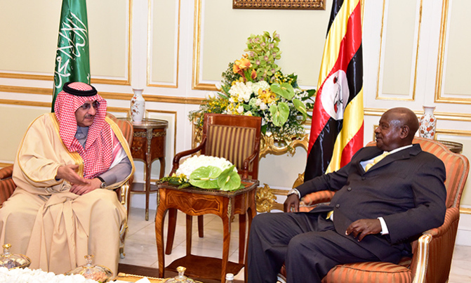 Museveni meets Saudi Arabia's crown prince Museveni meets Saudi Arabia's crown prince