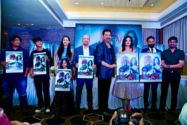Actor Adam Saini Sneha Ullal & Singer Kumar Sanu unveiled "Scar" movie poster Directed by Manish Vatssalya