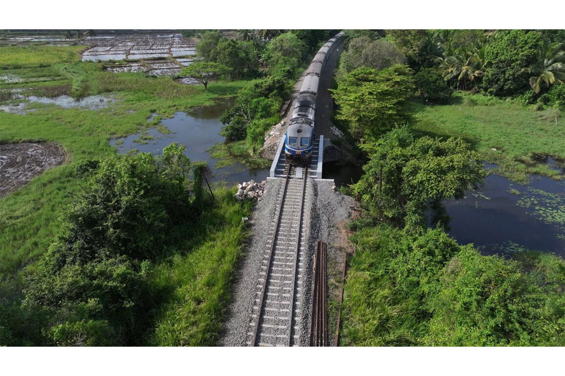 Sri Lanka: India-supported restoration of cyclone-damaged Northern Railway Line resumes services after Cyclone Ditwah