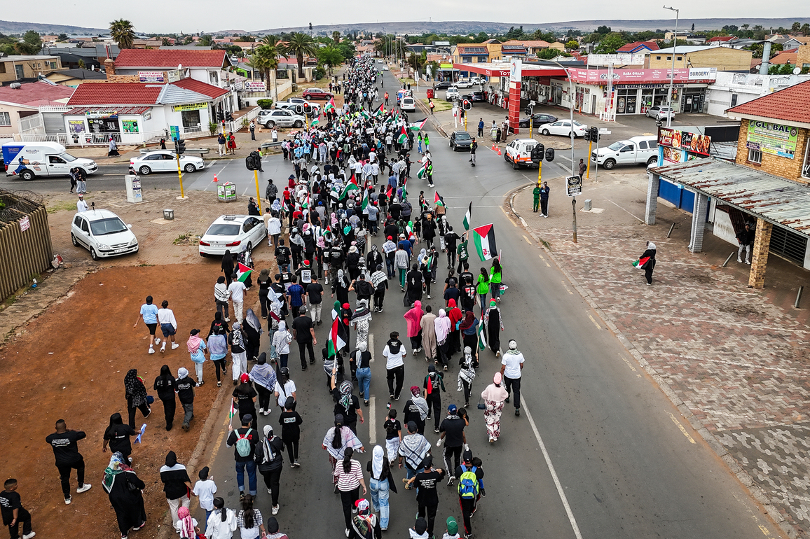 SOUTH AFRICA-JOHANNESBURG-PALESTINE-DEMONSTRATION