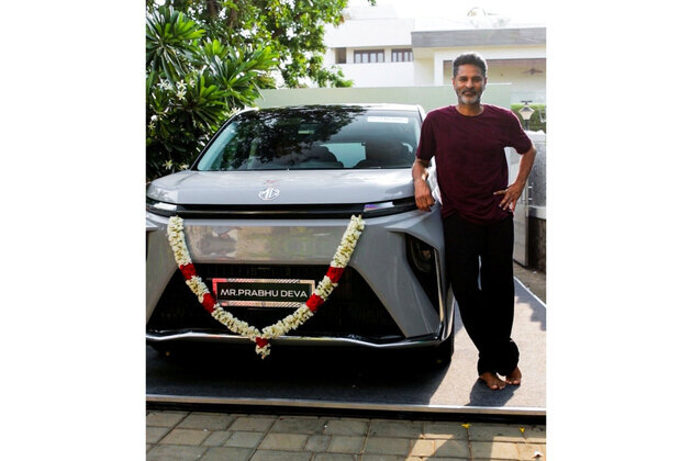 Prabhu Deva Welcomes the MG M9 - Presidential Limousine by MG SELECT
