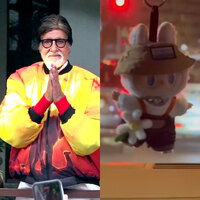 Amitabh Bachchan joins the 'Labubu' trend in his signature style, check