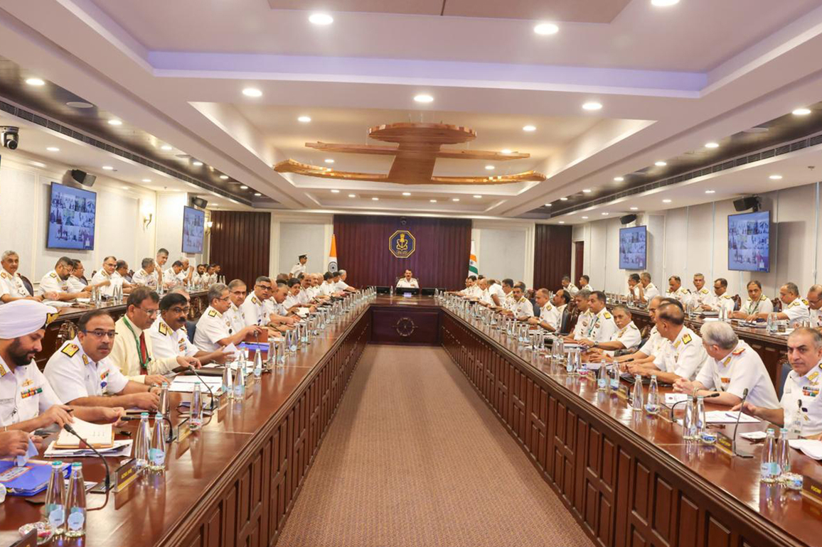 Indian Navy's Commanders' Conference 2025 commences; CNS underscores operational excellence, combat readiness