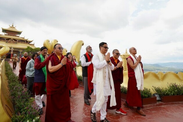 Union Minister Kiren Rijiju visits Samten Hills Dalat in Vietnam