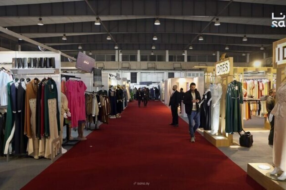 Motex Khan Al-Harir exhibition launched of at Damascus Fairgrounds