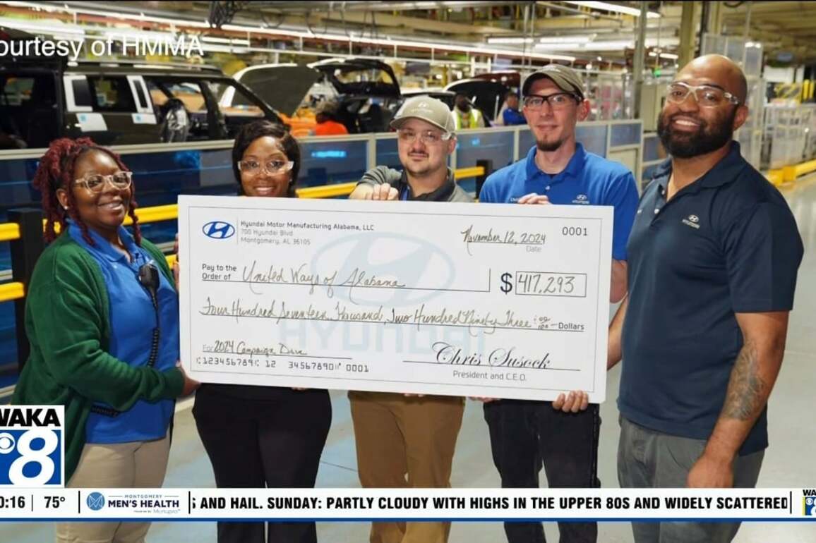 Hyundais Generosity in Montgomery- 20 Years of Giving Back - WAKA 8