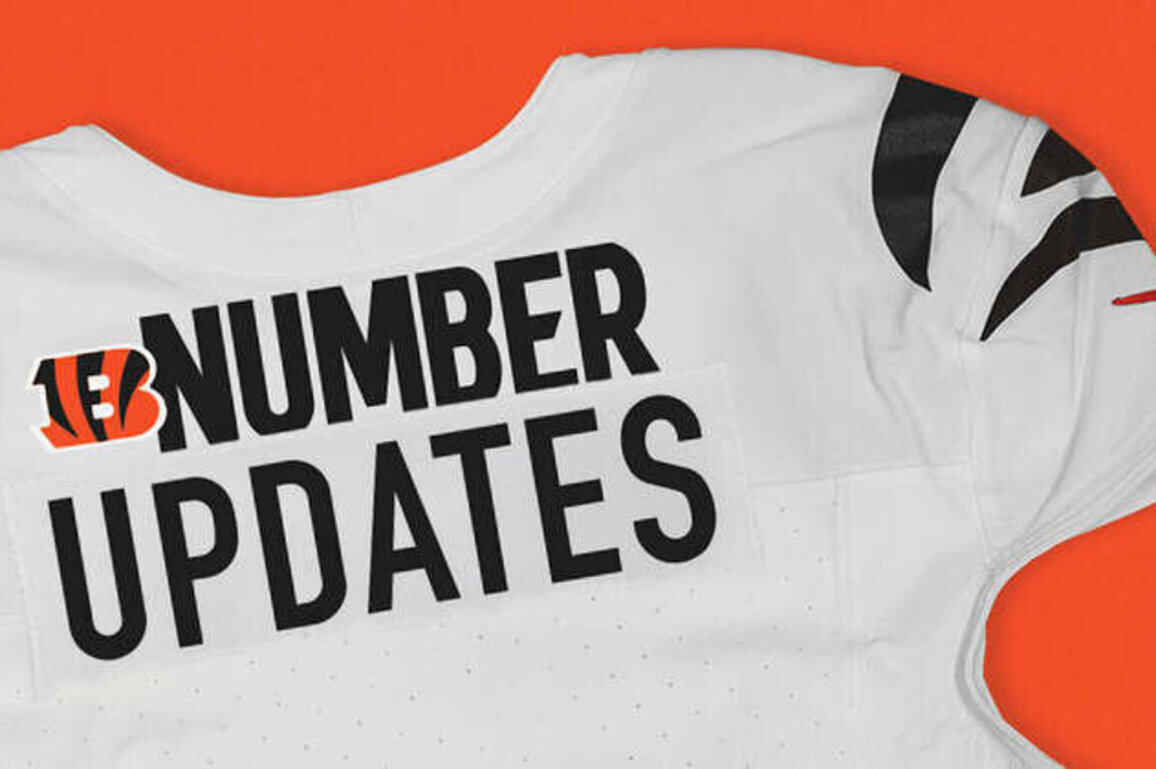 Bengals Reveal New Jersey Numbers For 2026