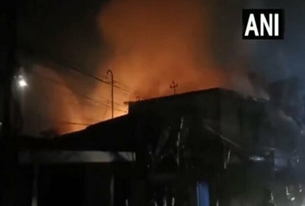 Assam: Massive fire engulf 3 shops in Jorhat, none injured