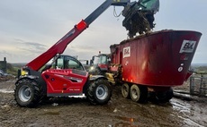 Massey Ferguson continuously variable telehandler lifts standards for Devon dairy farm