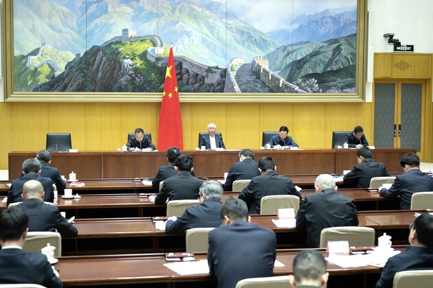 CHINA-BEIJING-ZHANG GUOQING-NATIONAL VIDEO CONFERENCE-FLOOD CONTROL & DROUGHT RELIEF WORK (CN)