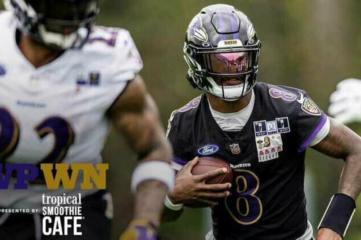Lamar Jackson Among Eight Ravens Not Practicing