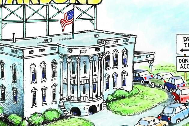 Editorial cartoon- Dave Granlund on Trumps pardons
