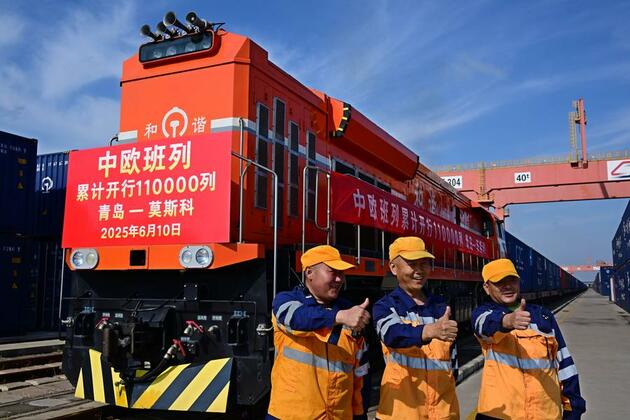 EconomyInFocus | 110,000 trips: China-Europe freight train service embraces new progress
