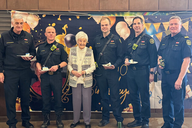 Calgary Fire Department Launches 100 Birthday Visit Program