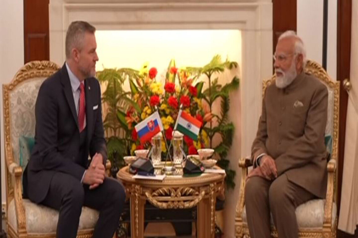 PM Modi holds bilateral talks with Slovakian President Peter Pellegrini