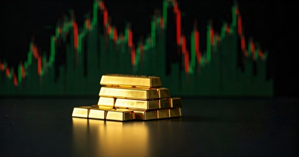 Gold steady on tariff optimism