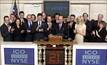 ICG lists on the NYSE