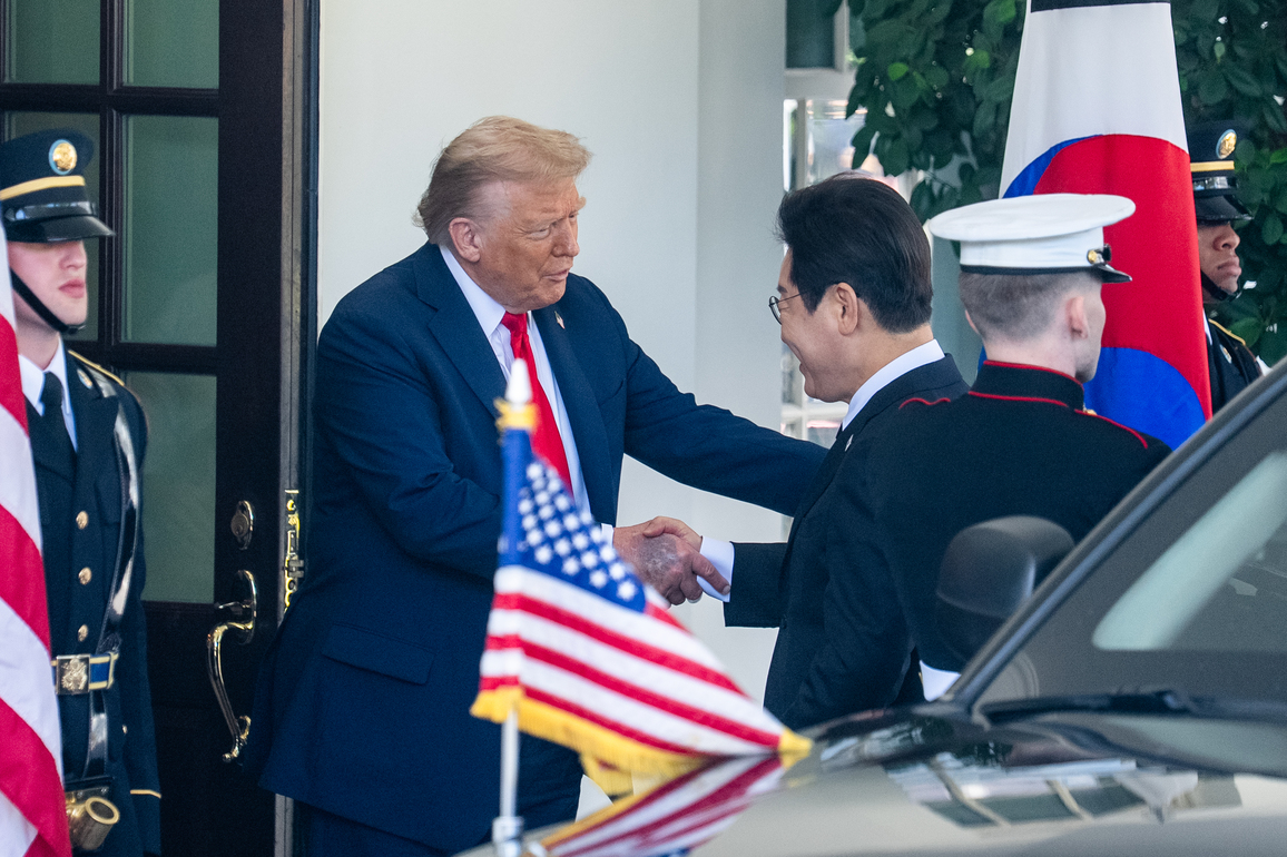 U.S.-WASHINGTON, D.C.-SOUTH KOREA-PRESIDENT-MEETING