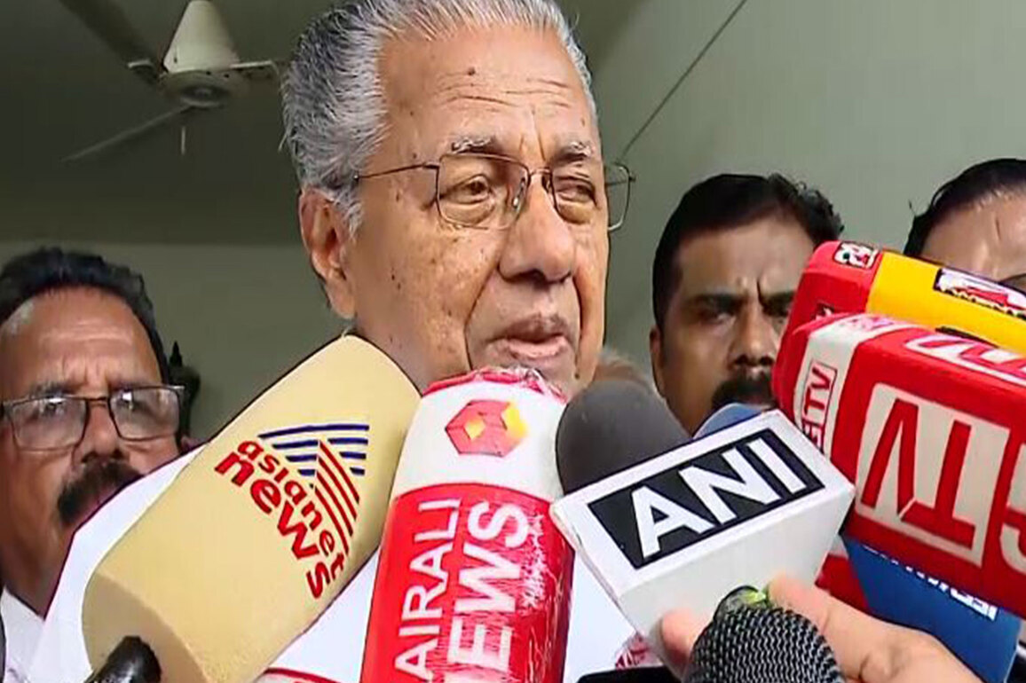 "Political vendetta": Former Keralam CM Vijayan slams BJP, Cong amid ED raids at his house