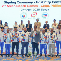 (SP)CHINA-SANYA-ASIAN-BEACH GAMES-HOST CITY CONTRACT-SIGNING CEREMONY (CN)