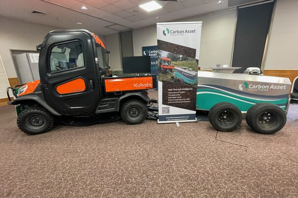 A new method of measuring soil carbon using neutrons was on display in Albury, New South Wales, recently.