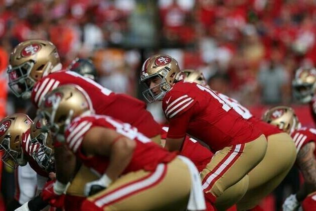 49ers' Mac Jones to start again as Brock Purdy, Ricky Pearsall ruled out vs. Falcons