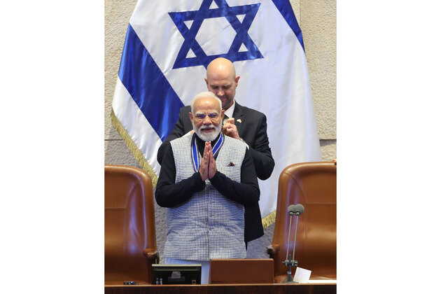 "Partnership going from strength to strength": MEA Spokesperson on PM Modi receiving Speaker of the Knesset Medal